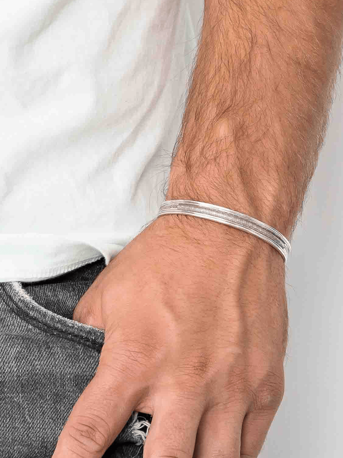 Ary Stead  Bracelet Bracelet jonc argent 925 mil. Canopus